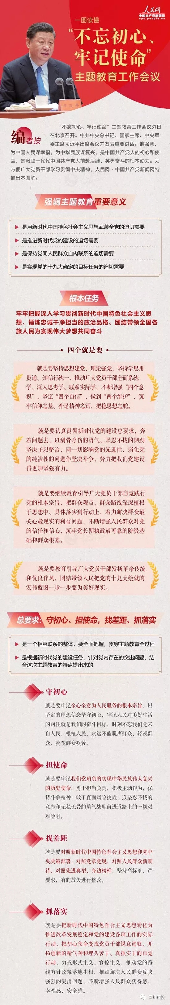 不忘初心、牢记使命| 一图读懂“不忘初心、牢记使命”主题教育工作会议